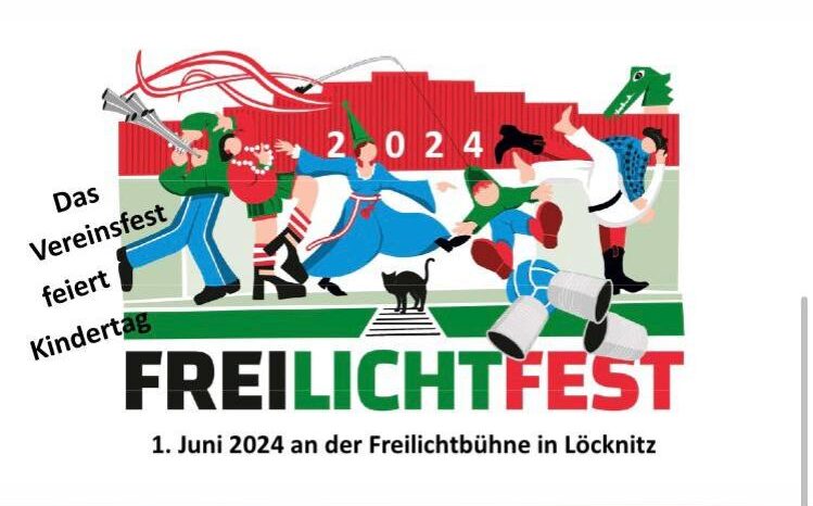 Flyer für das Freilichtfest Löcknitz 2024